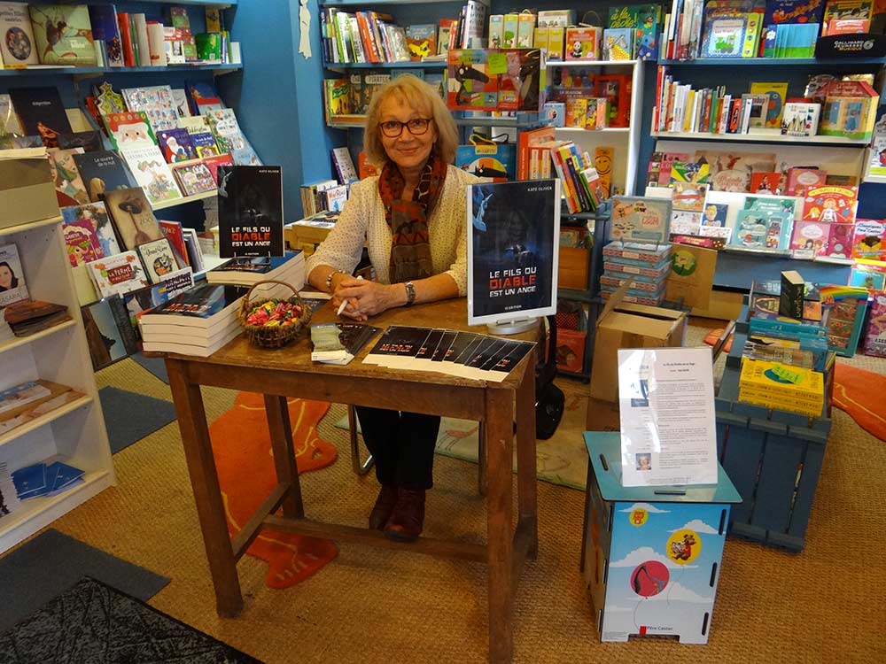 Kate Oliver à la librairie La Plume au Vent