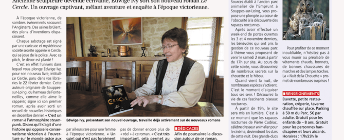 Article de La République sur "Le Cercle" de Edwige IVY