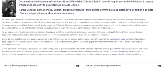 Interview de Harald Bénoliel par l'Agence Régionale du Livre PACA