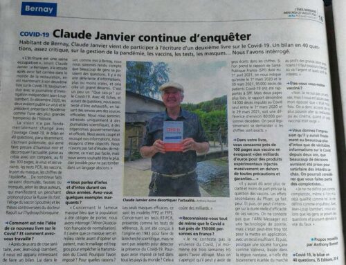 Interview de Claude Janvier (« Covid-19 : Le bilan en 40 questions ») sur L’éveil normand