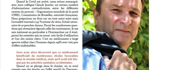 Interview de Jean-Loup Izambert sur le scandale Ivermectine (Politique Magazine)