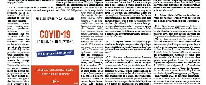 Interview de Claude Janvier et Jean-Loup Izambert sur la crise sanitaire (Rivarol)