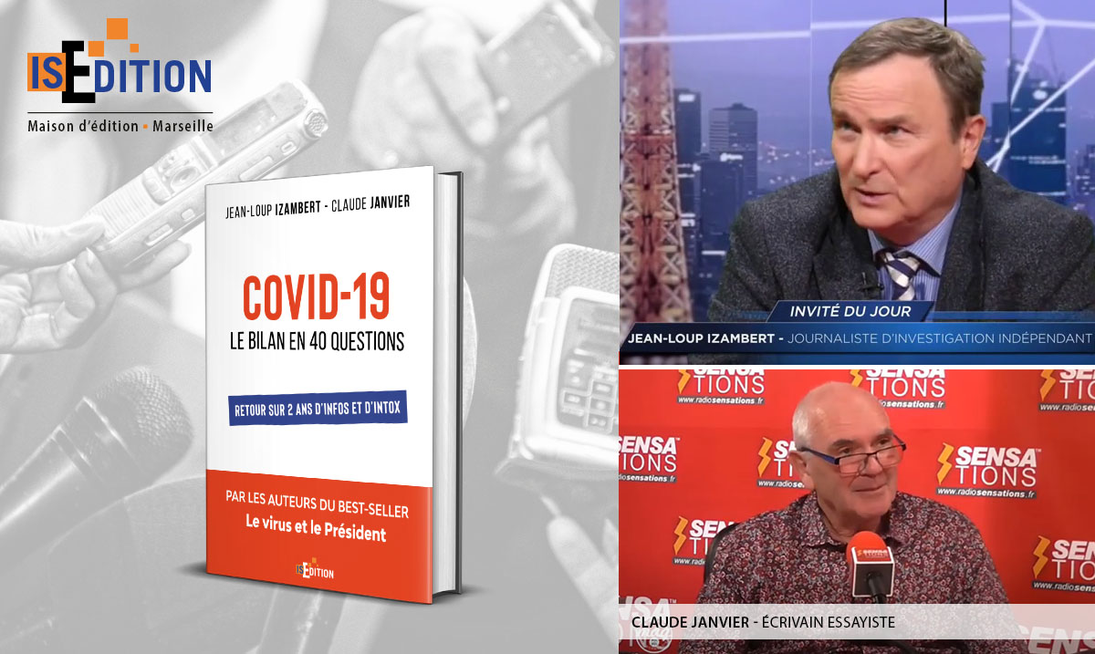 Parution de "Covid-19 : Le bilan en 40 questions" de Jean-Loup Izambert et Claude Janvier - IS Edition